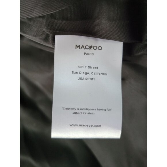 Maceoo Mens Brown Lamb leather Degrade Jacket Plus size 3X designer Outdoor - Picture 8 of 13